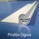 Profilo Ogiva per fissaggio teli