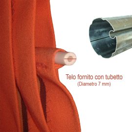 Tessuto Fornito con Tubetto posteriore e anteriore