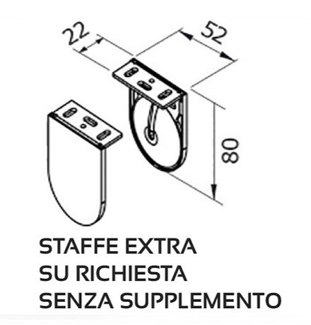 Staffe extra (senza supplemento)