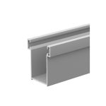Coppia di guide A28 per avvolgibili in alluminio estruso - comprensivo di spazzolini (17x28x23 mm)