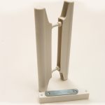 Coppia di maniglie universali per porta a soffietto. 3 colori disponibili.