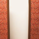 SCATTO - Telaio di passaggio imbotto in pvc per porta a soffietto mod. Lorella H 220 - Completo di mostre, viteria e tasselli. Classe 1 Ignifugo