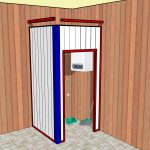 KIT BOX mod.1100 /1200 - Pareti divisorie modulari in classe 1 - colore Bianco - prezzo di partenza per un modulo cm 100 x 100 x 300 H